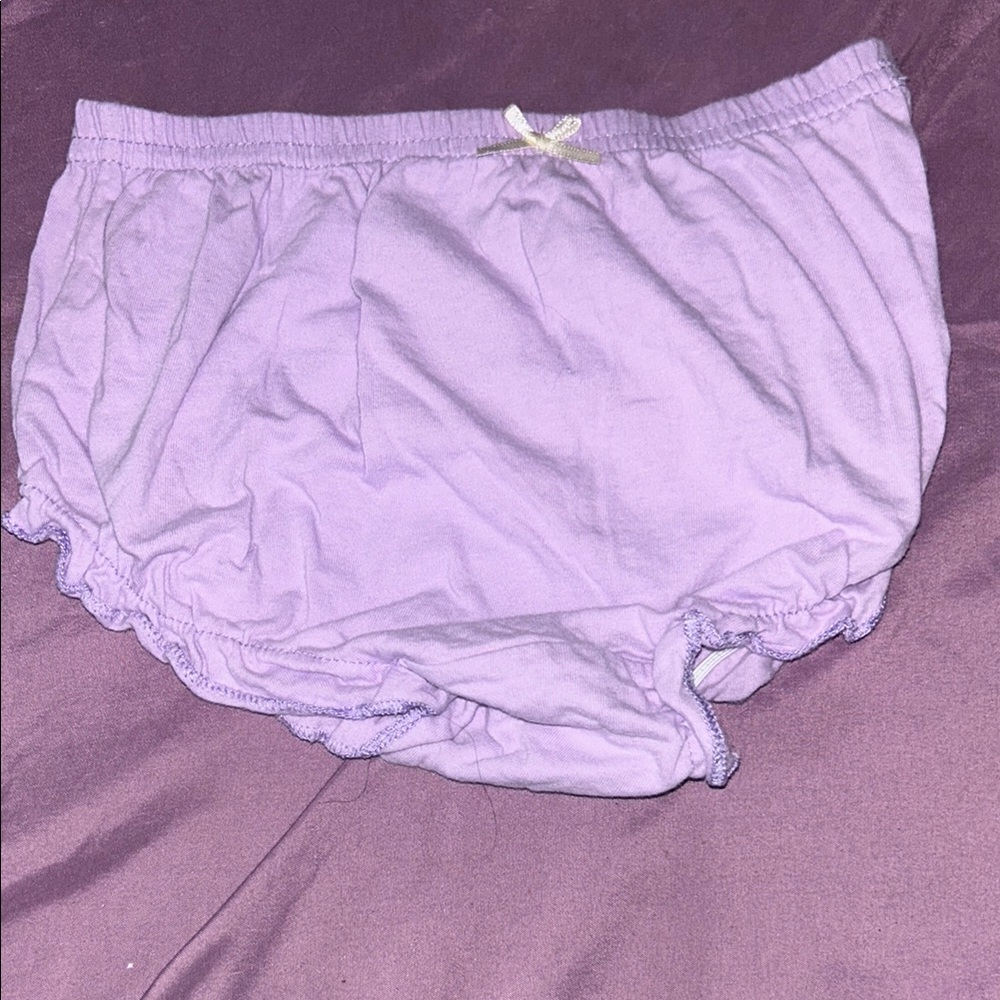 Lavender Ruffled Shorts